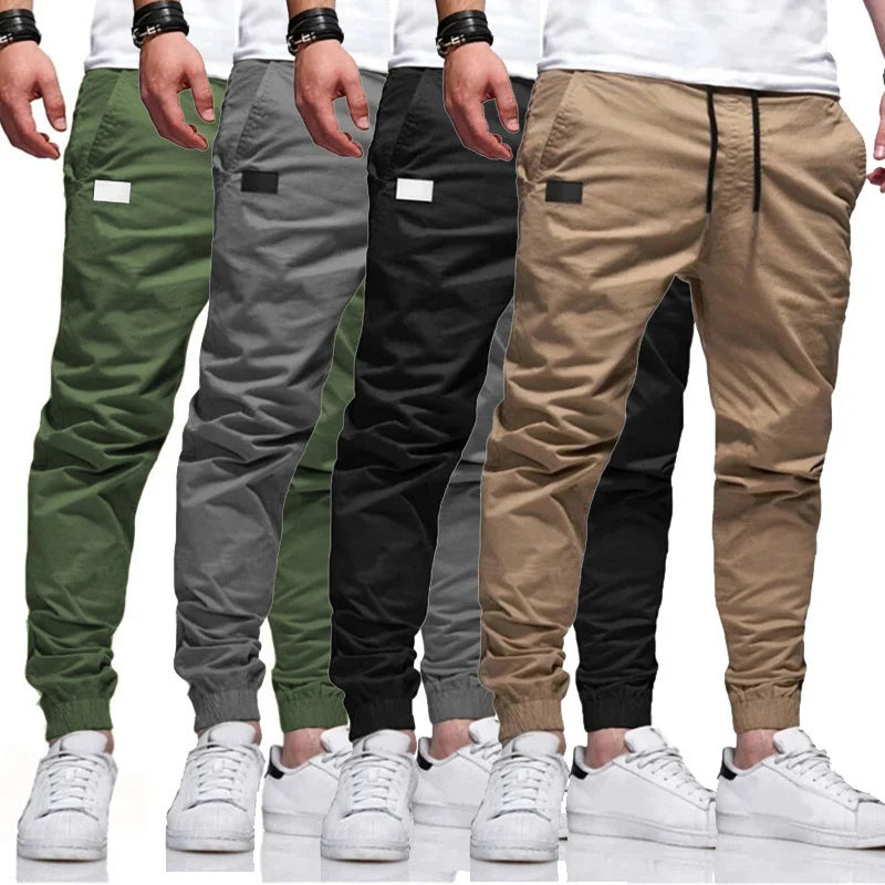 Men's Cargo Pants Sports Sweatpants Versatile Casual Fabric Joggers