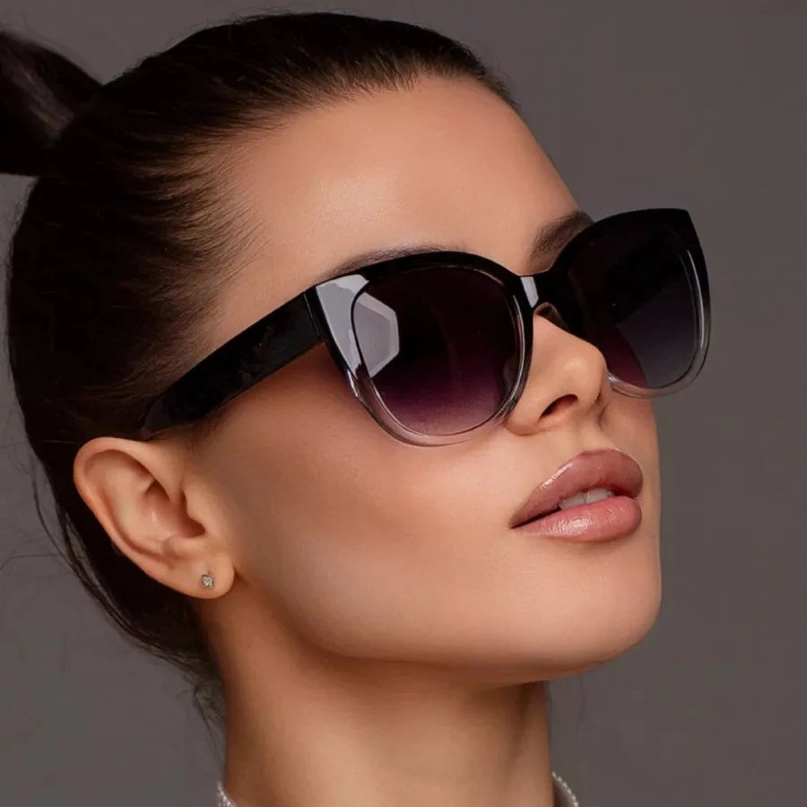 Fashion Cat Eye Big Frame Sunglasses for Women