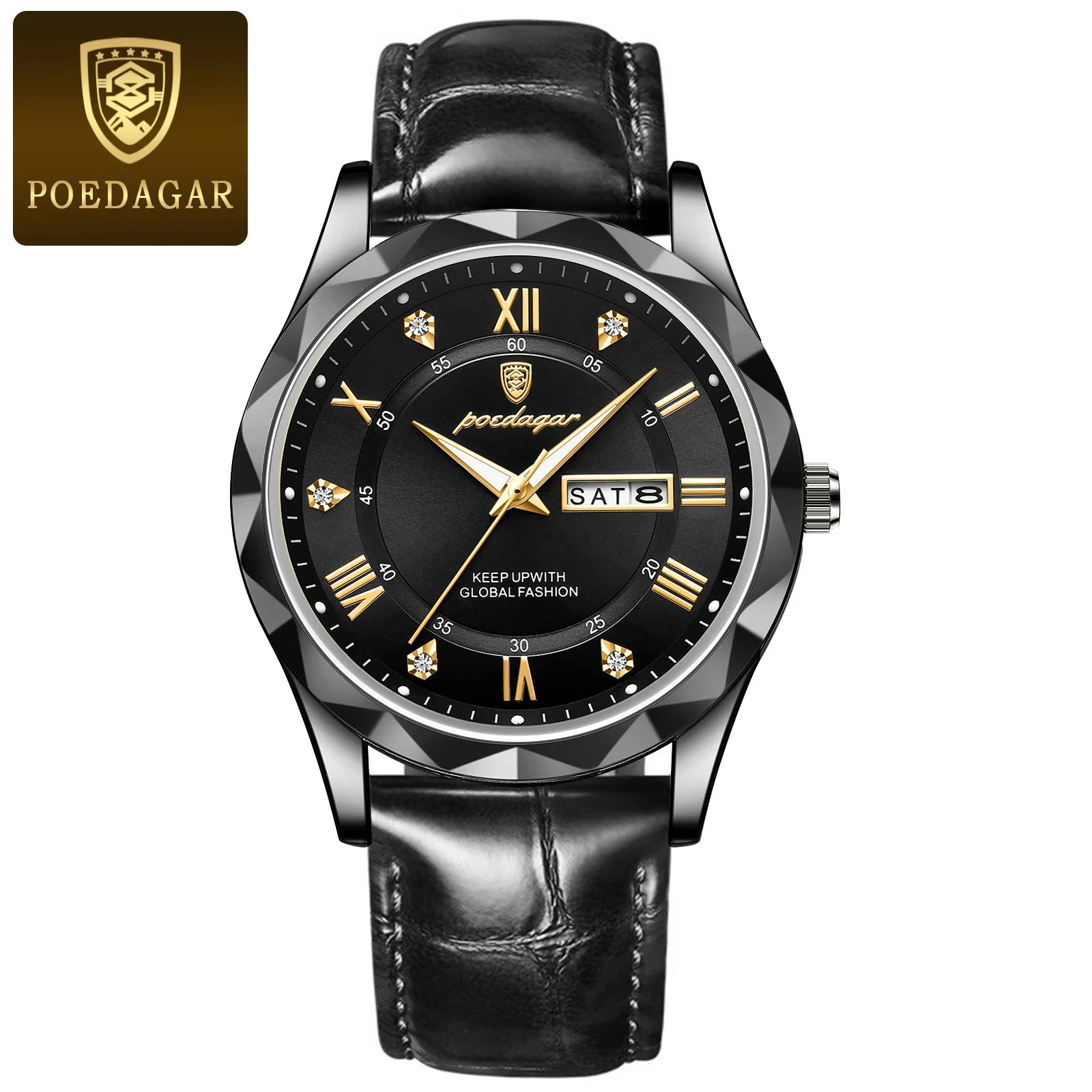 POEDEGAR luxury waterproof watch