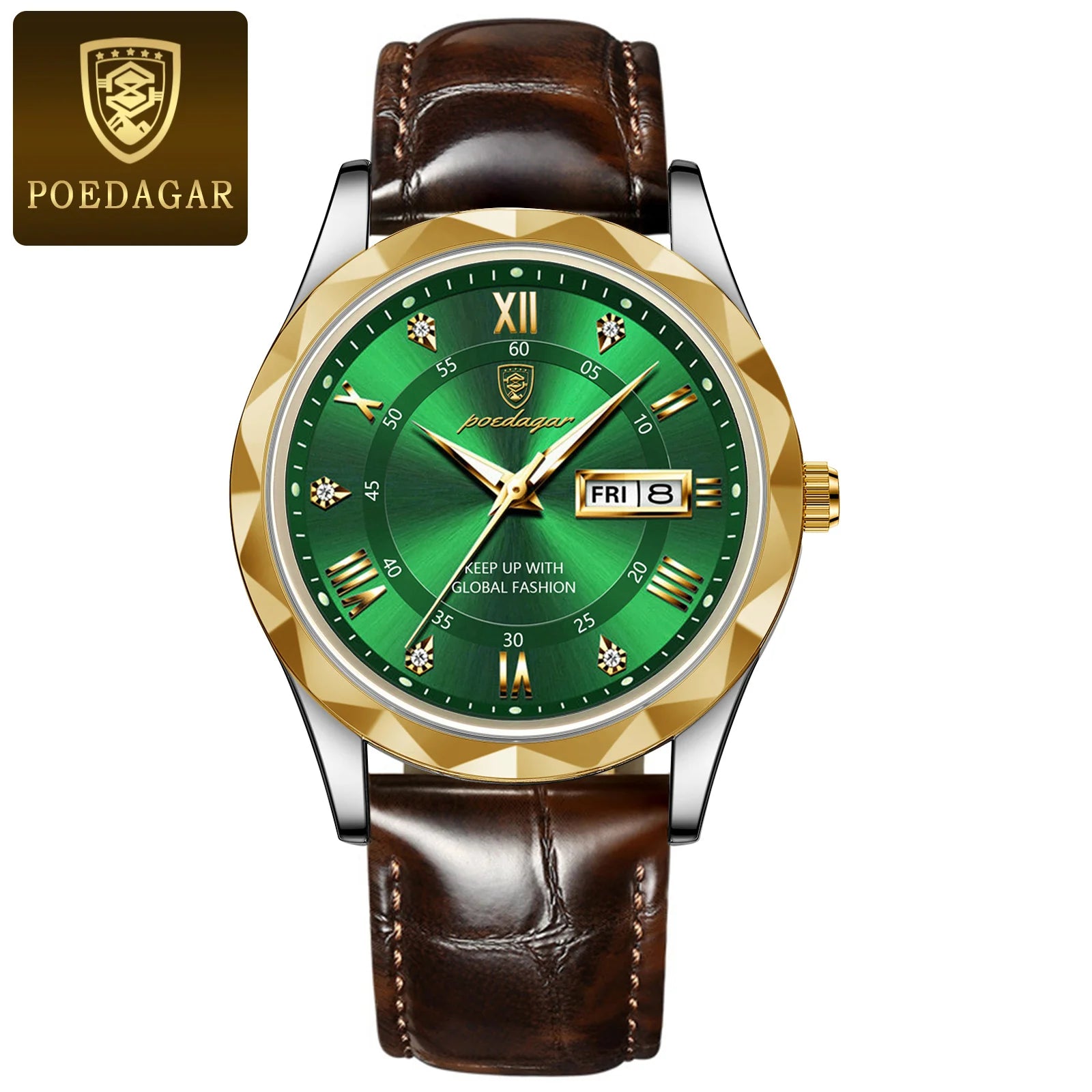 POEDEGAR luxury waterproof watch