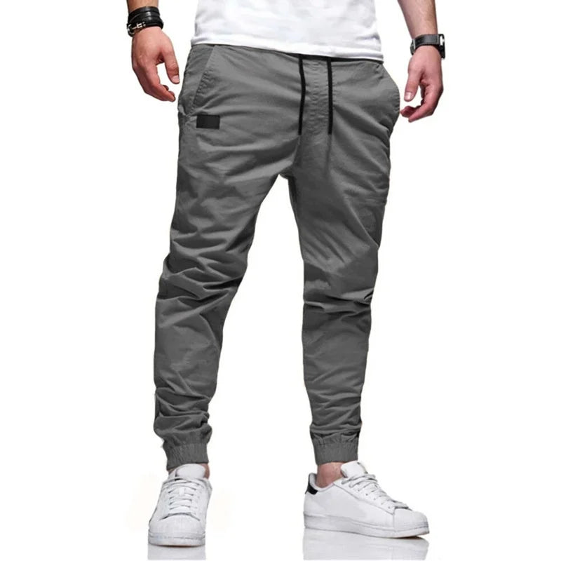 Men's Cargo Pants Sports Sweatpants Versatile Casual Fabric Joggers