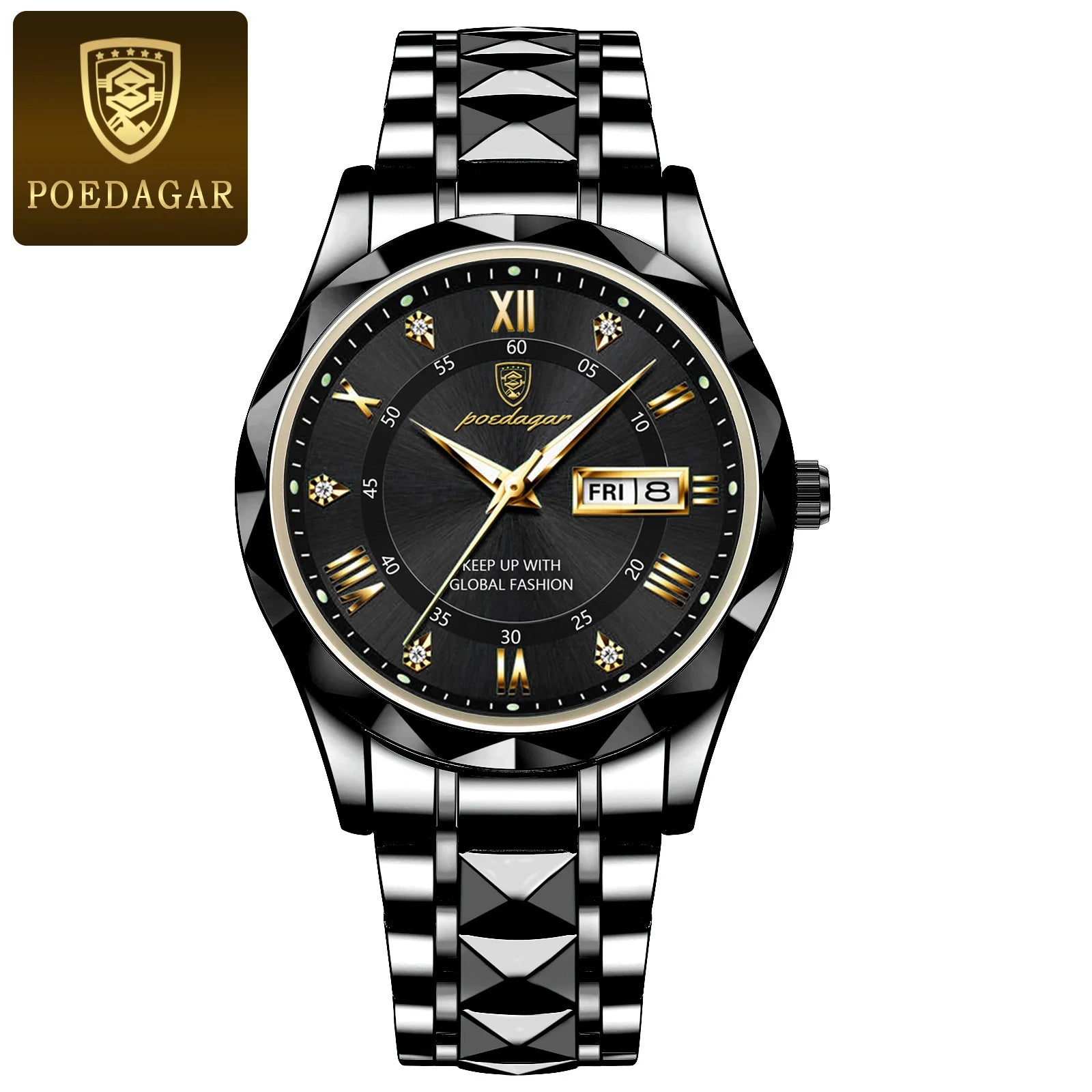 POEDEGAR luxury waterproof watch