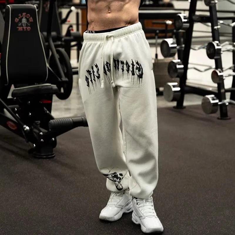 Men's Sweatpants  Long Sports Leisure Fitness Training Pants Gym Man Pants