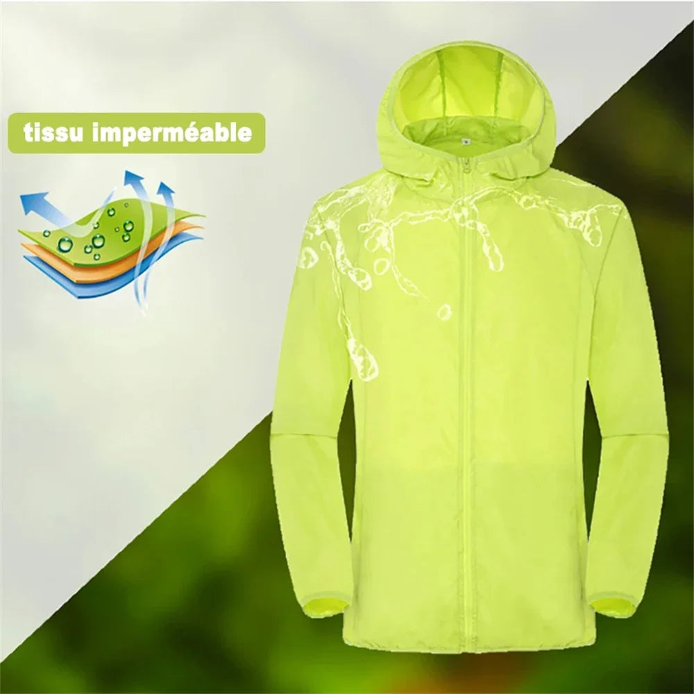 Waterproof Jacket for Men and Women UV Sun Protection Jacket