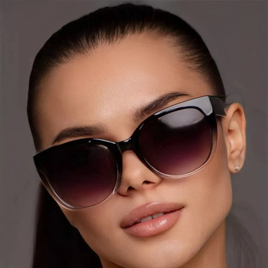 Fashion Cat Eye Big Frame Sunglasses for Women