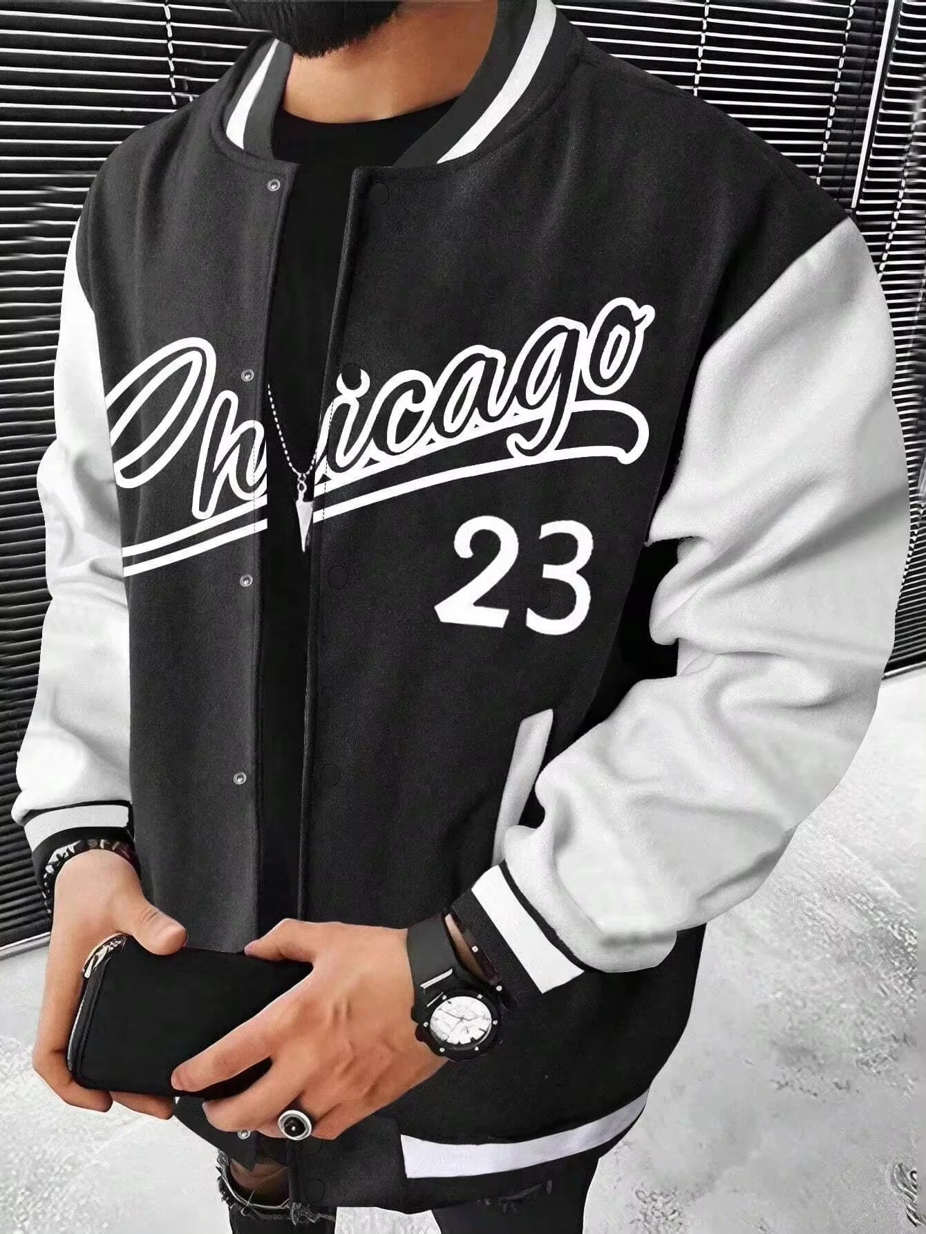 Chicago Men's Baseball Jacket