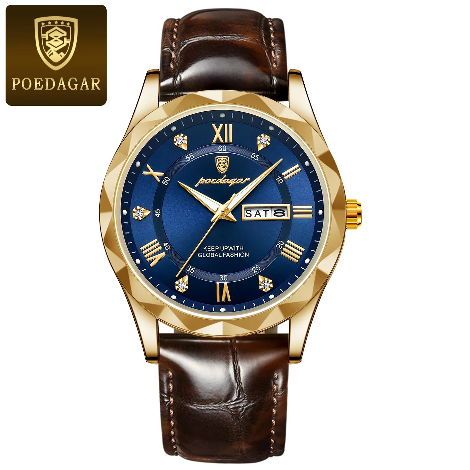 POEDEGAR luxury waterproof watch