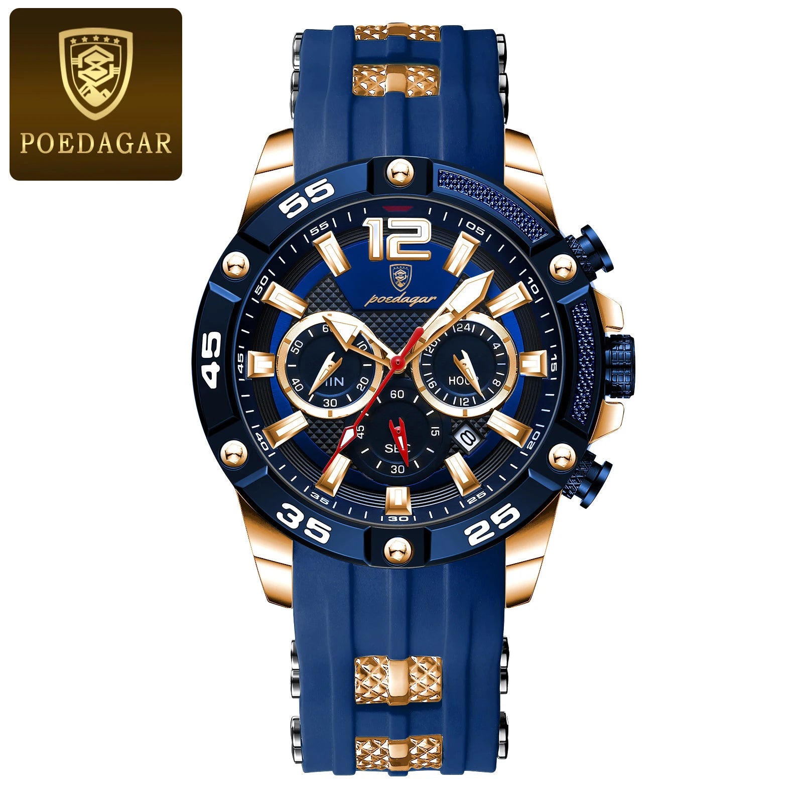 POEDEGAR casual luxury watch for vain men