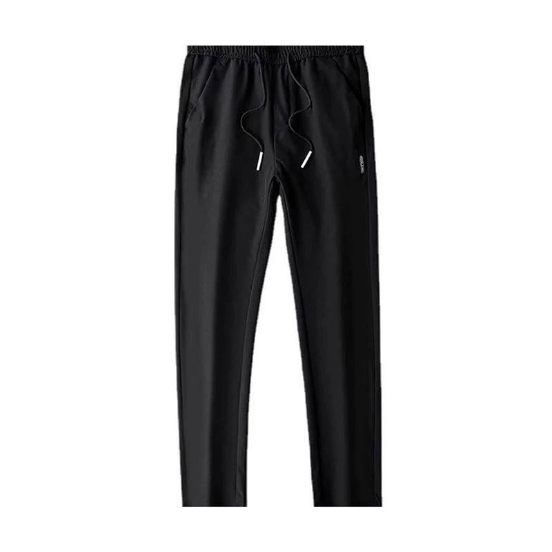 Men's ice silk pants for slim and elegant men