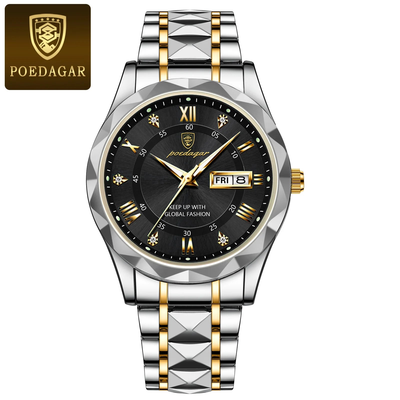 POEDEGAR luxury waterproof watch