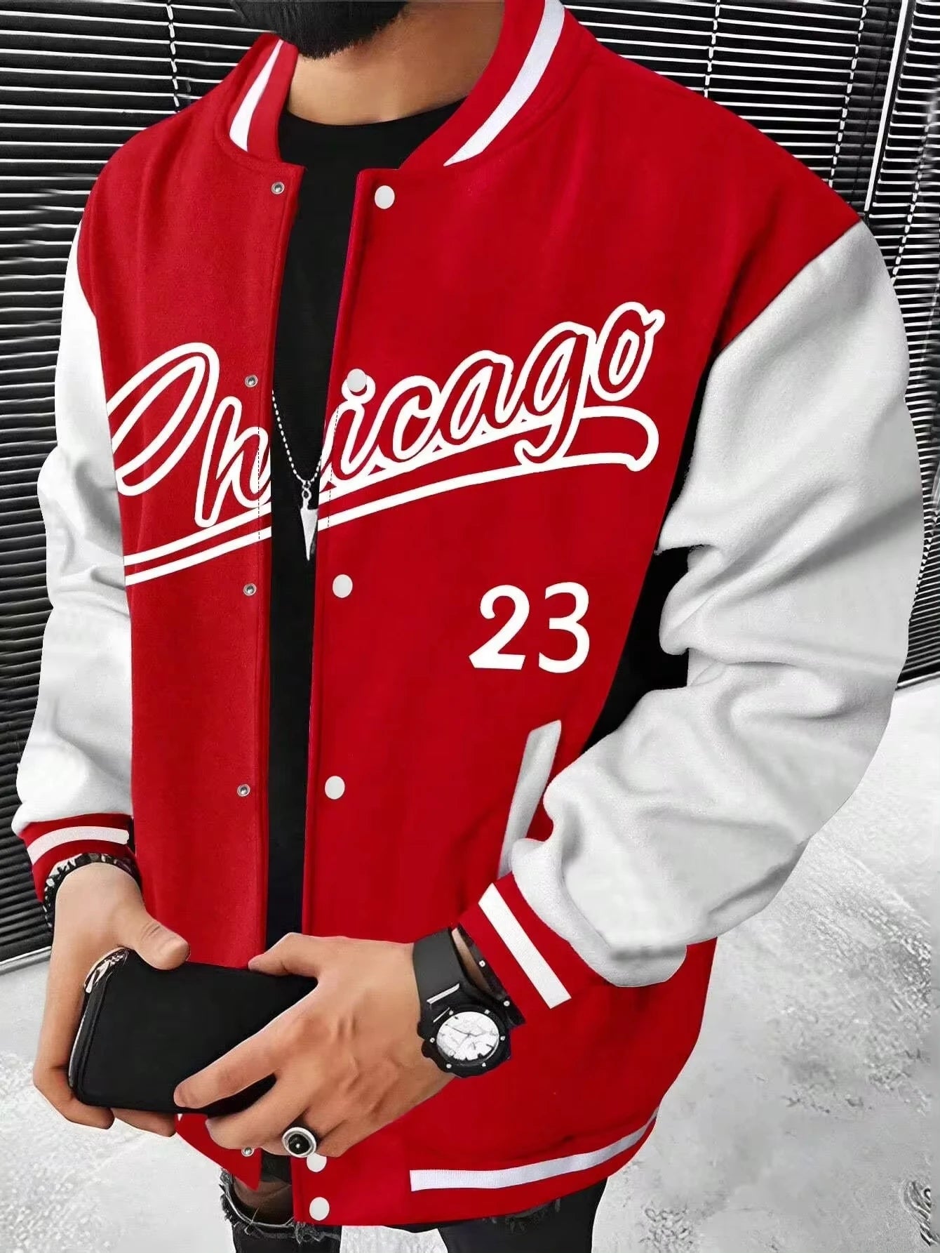 Chicago Men's Baseball Jacket