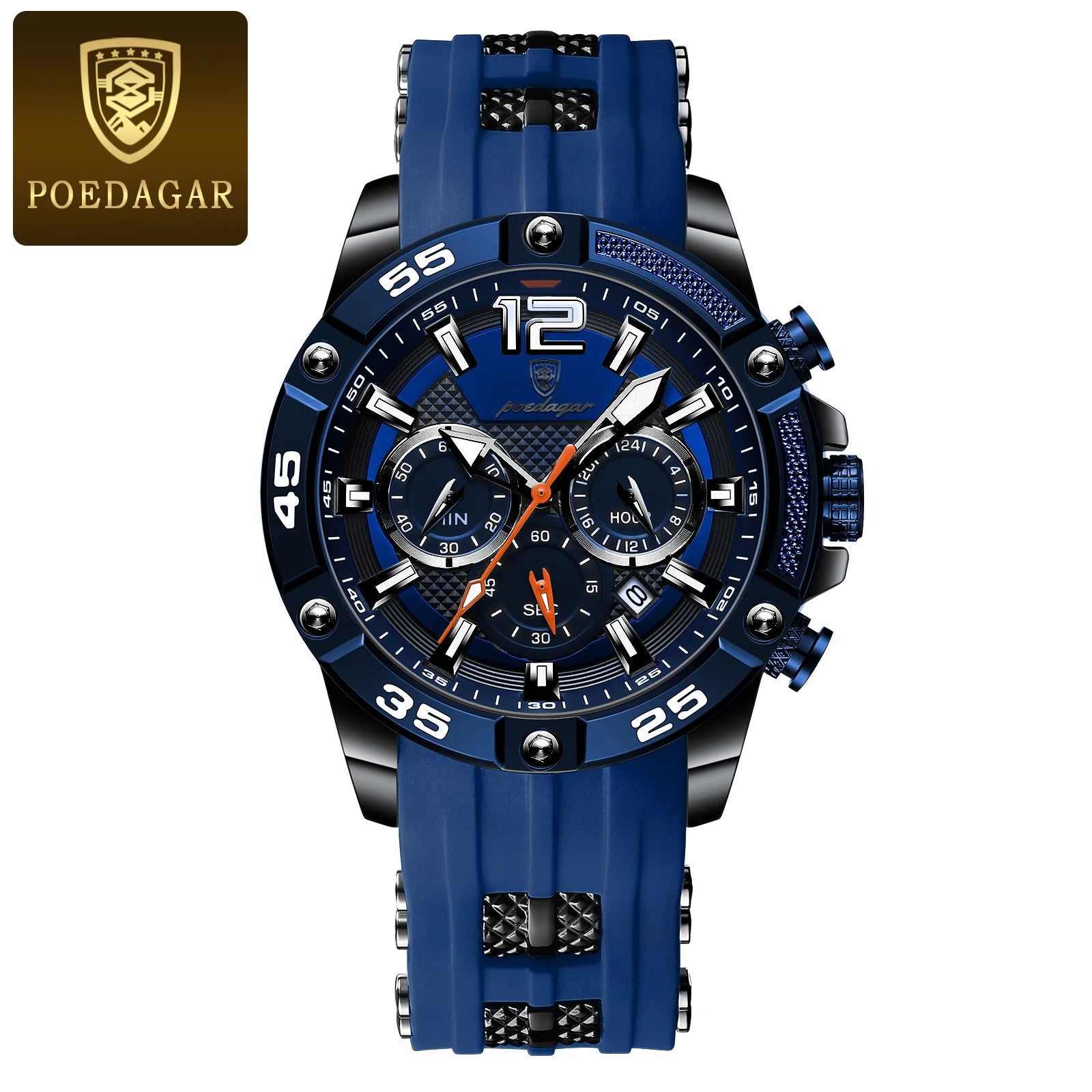 POEDEGAR casual luxury watch for vain men