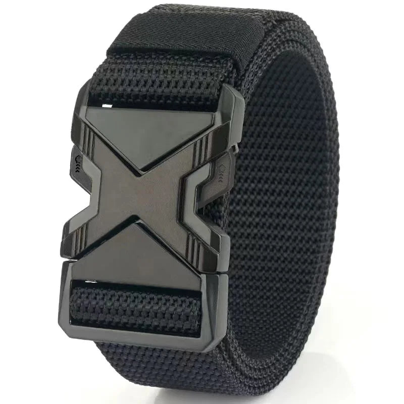 Lightweight and breathable nylon braided military belt