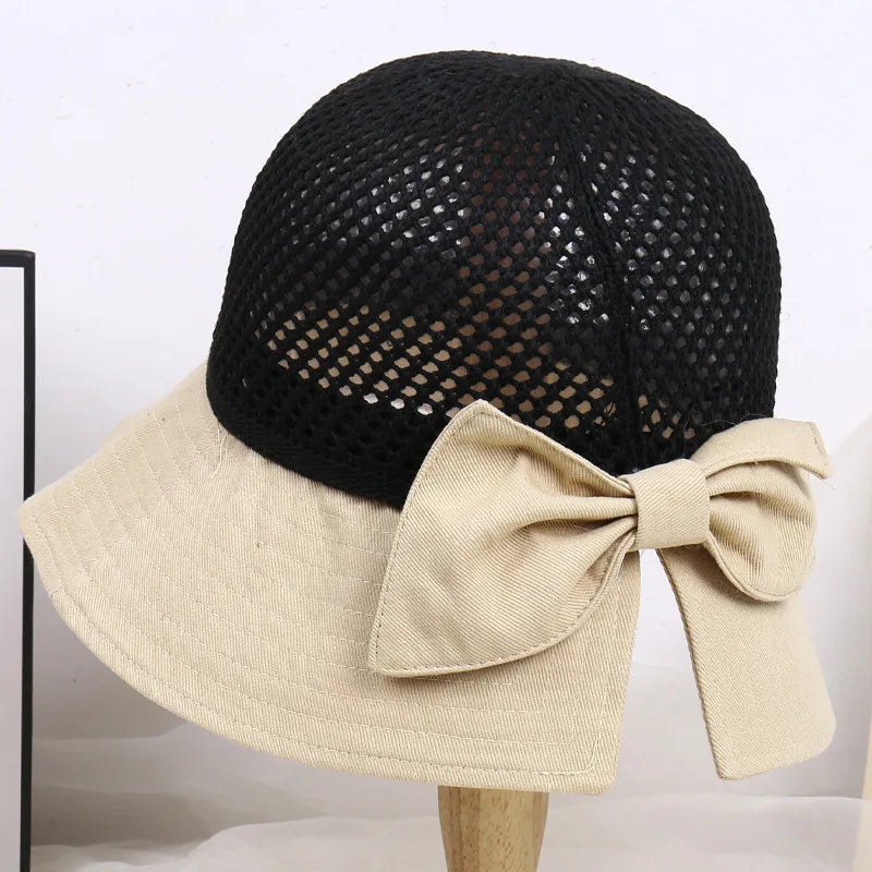 Women Sun Hat Ponytail Straw Wide Brim Visor Summer Cap Adjustable Sun Beach Foldable Hats