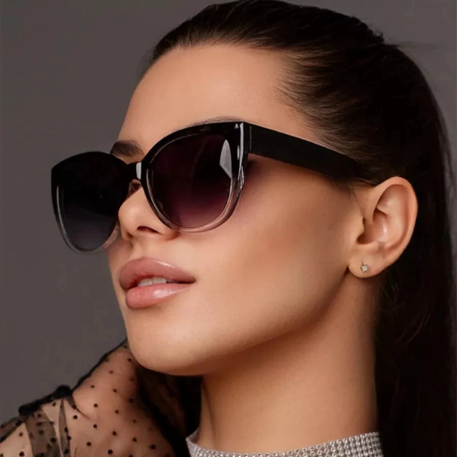 Fashion Cat Eye Big Frame Sunglasses for Women