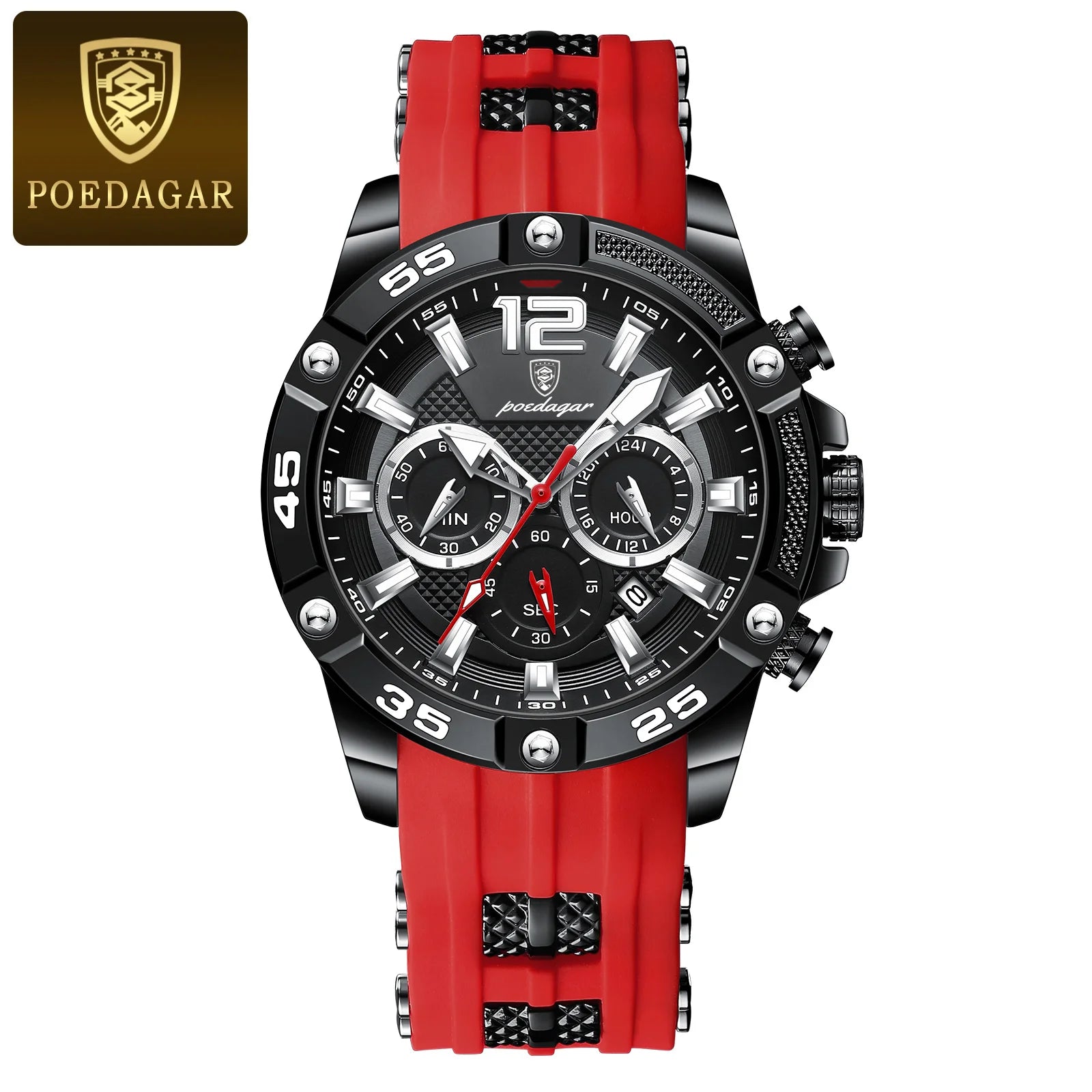 POEDEGAR casual luxury watch for vain men