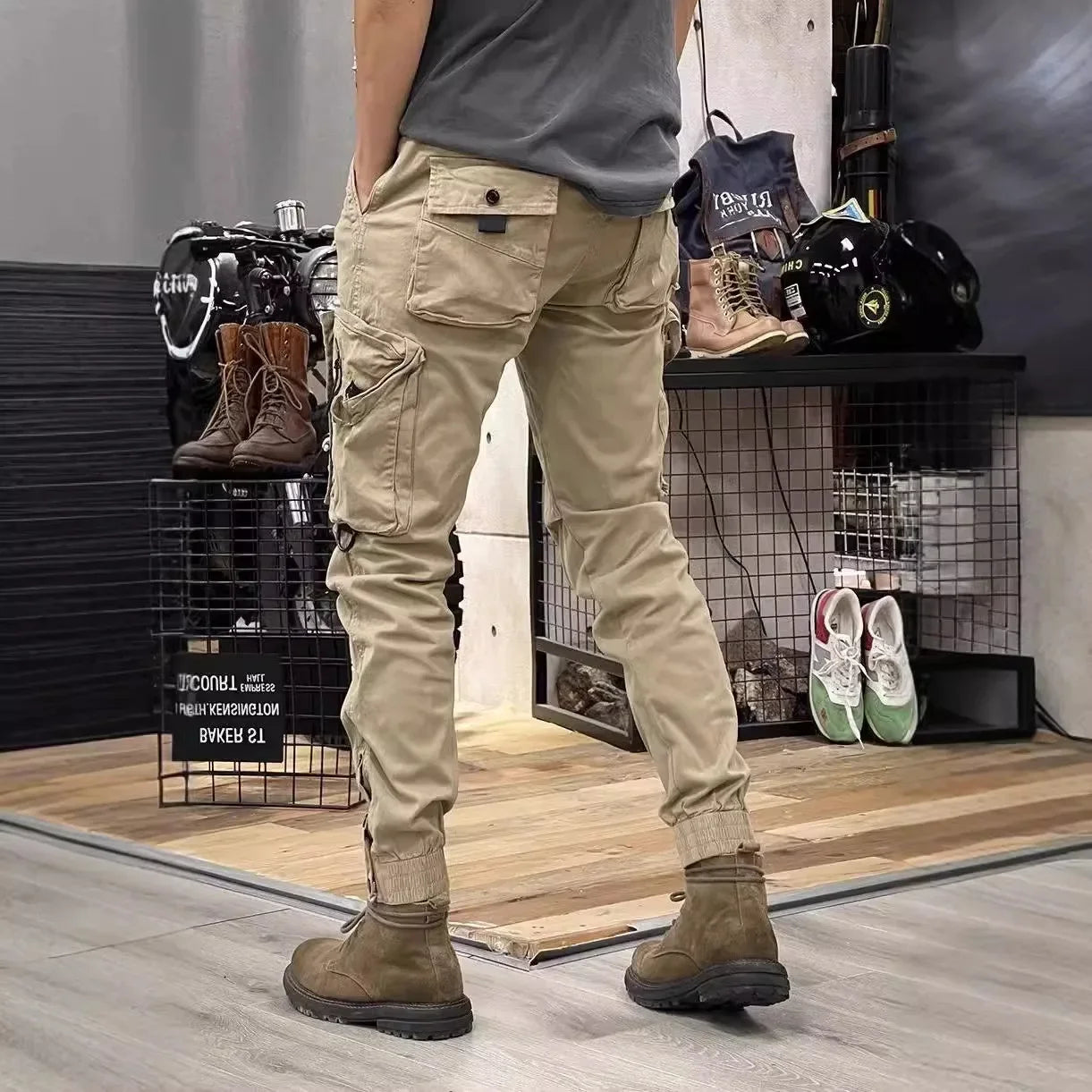 Cargo Pants Slims Your Silhouette  Versatile Fashionable Wear-Resistant