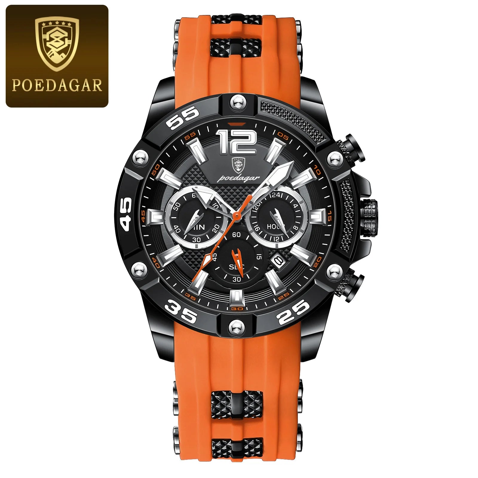 POEDEGAR casual luxury watch for vain men