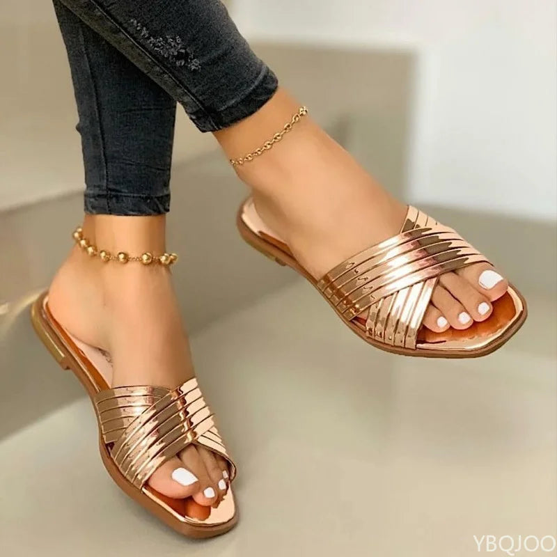 Metal Sandal Luxury Sandals Designers Comfort Shoes