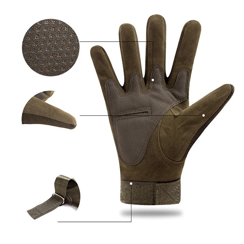 Multifunctional Reinforced Military Gloves