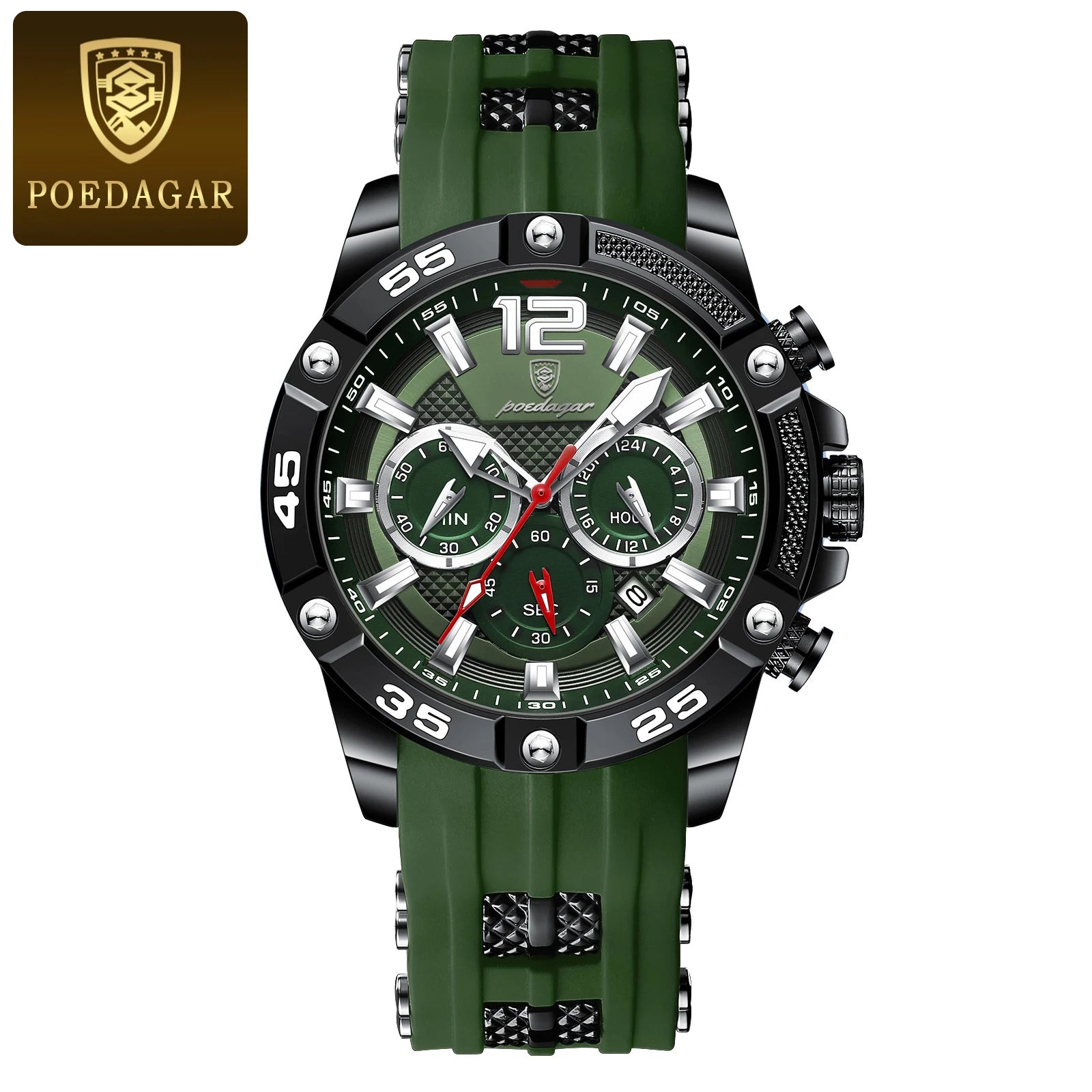 POEDEGAR casual luxury watch for vain men